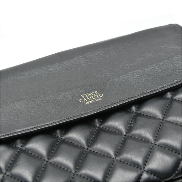 VINCE CAMUTO Ronan Quilted Leather Crossbody - Picture 9 of 9